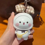 Cartoon Panda Face Changing Keychain