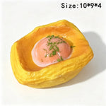 Egg Toast Squeeze Toy