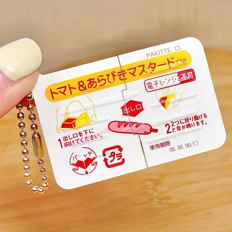 Food Themed Fidget Keychain