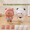 Cartoon Panda Face Changing Keychain