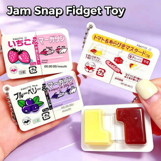 Food Themed Fidget Keychain