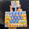 Candy Color Fidget Keyboard Keychain