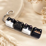 Cute Cat Keyboard Fidget Keychain