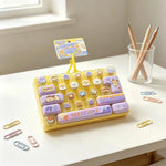 Candy Color Fidget Keyboard Keychain