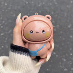 Cartoon Panda Face Changing Keychain