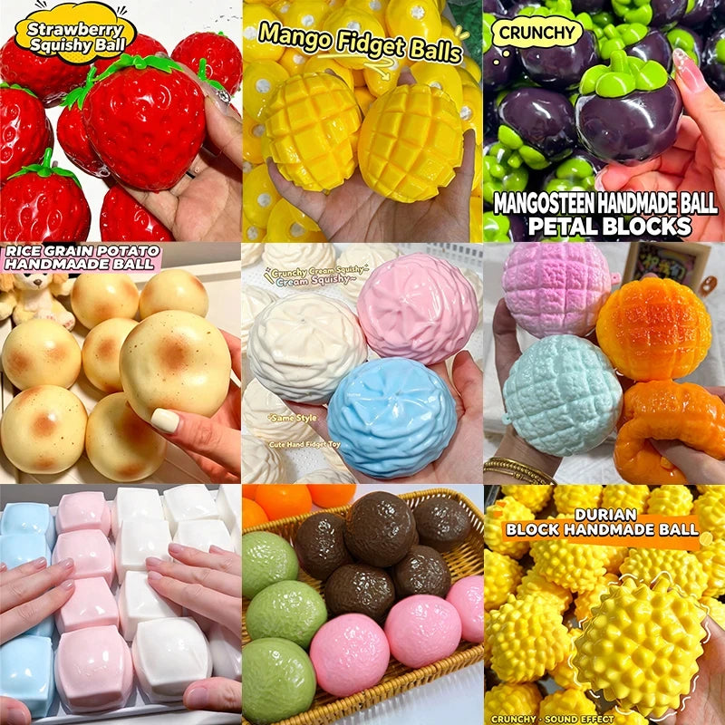 Cream Pineapple Squishy Toy