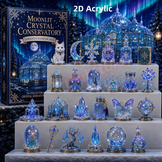 Acrylic Animal Christmas Ornament Advent Calendar
