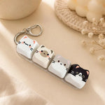 Cute Cat Keyboard Fidget Keychain