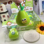 Pear Fruit Stress Relief Squeeze Pendant