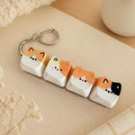 Cute Cat Keyboard Fidget Keychain