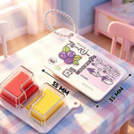 Food Themed Fidget Keychain