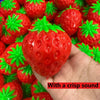 Gradient Strawberry Squishy Fidget Toy