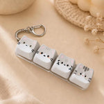 Cute Cat Keyboard Fidget Keychain